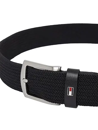TOMMY HILFIGER | Cintura DENTON ELASTIC | schwarz